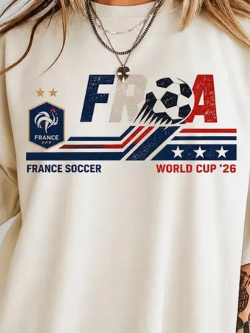France Soccer World Cup 2026 Shirt, French Football Fan T Shirt - Picture 2 of 5